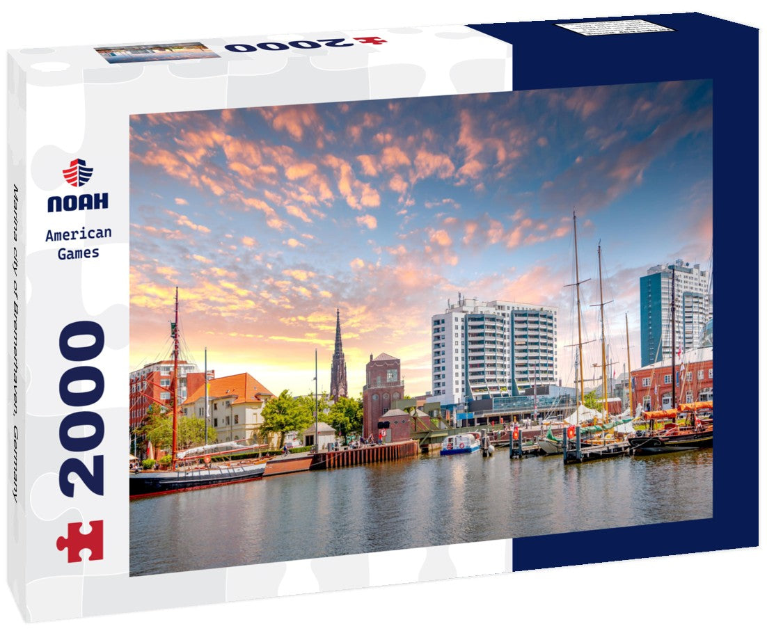 Marina city of Bremerhaven, Germany 2000pc Puzzle