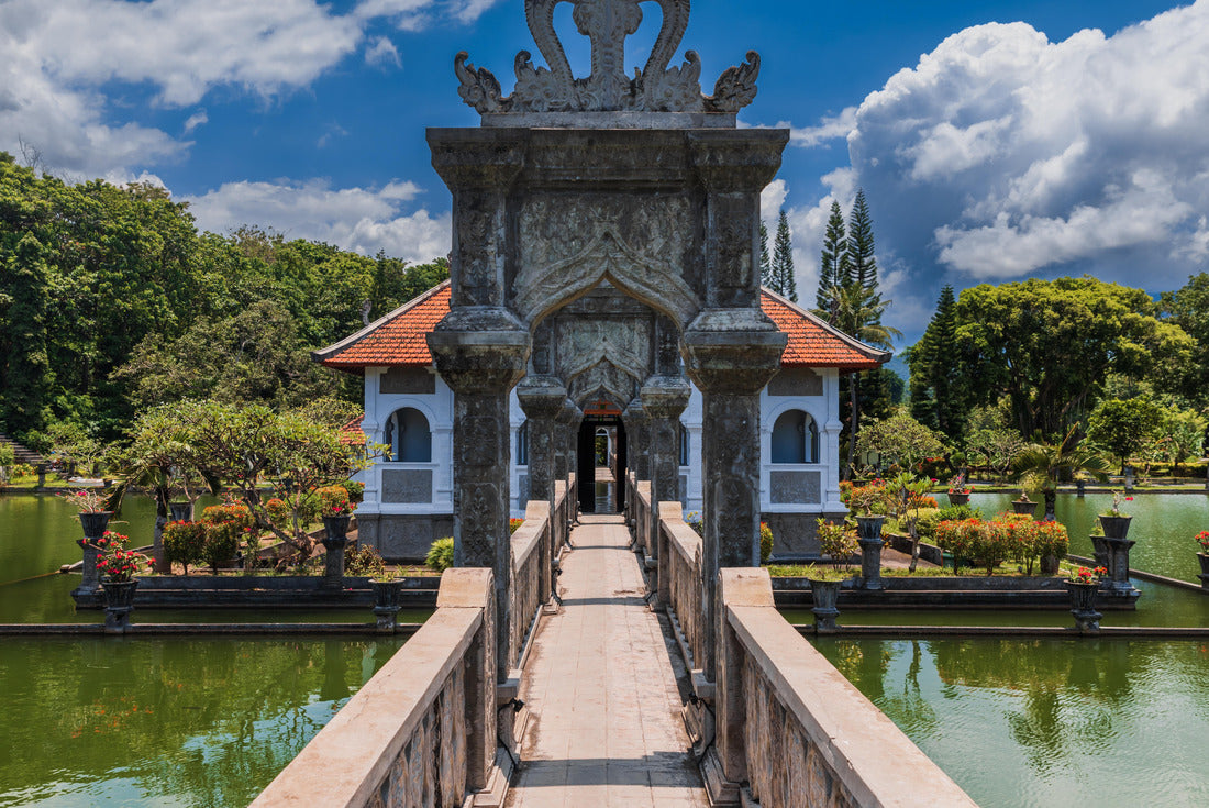 Water Palace Taman Ujung in Bali Island Indonesia - travel and architecture background 2000pc Puzzle