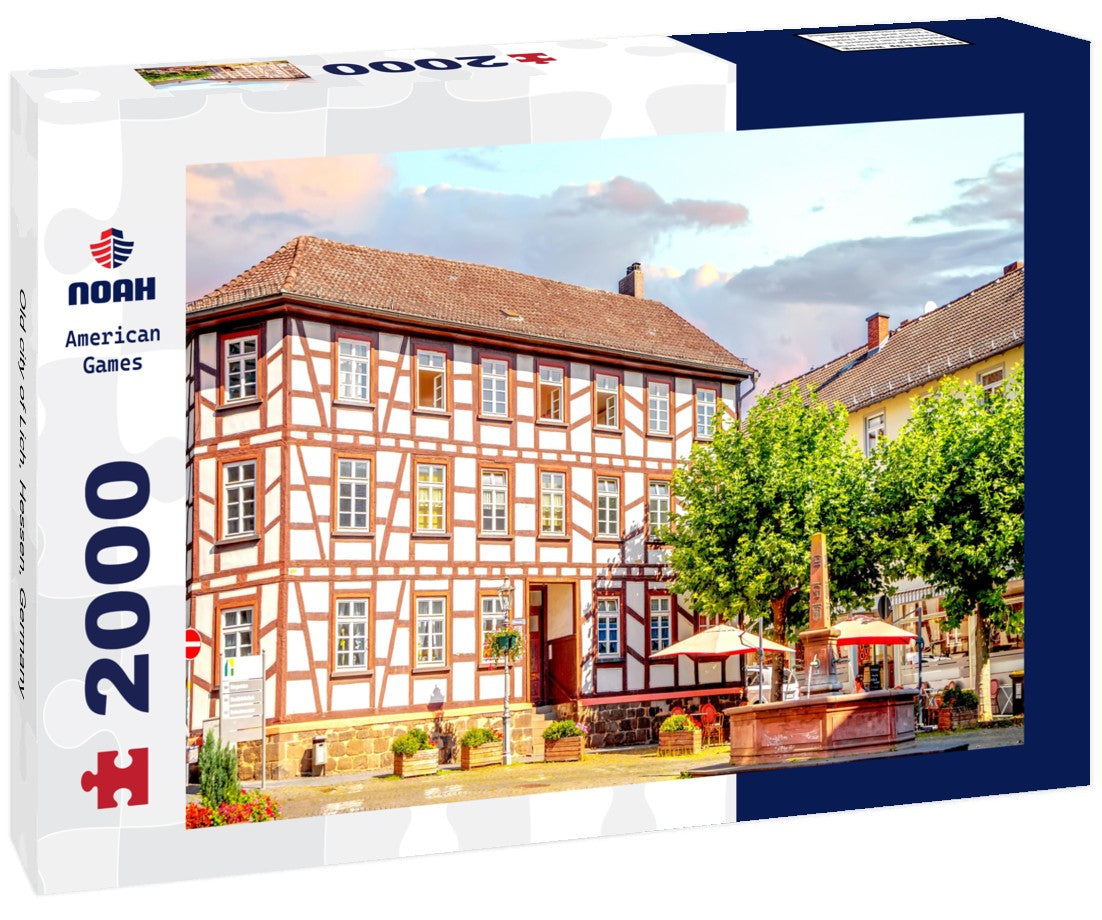 Old city of Lich, Hessen, Germany 2000pc Puzzle