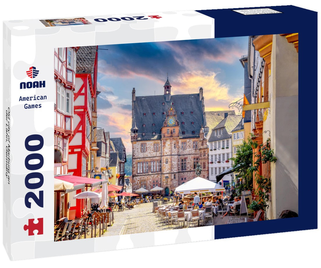 Old city of Marburg an der Lahn, Germany 2000pc Puzzle