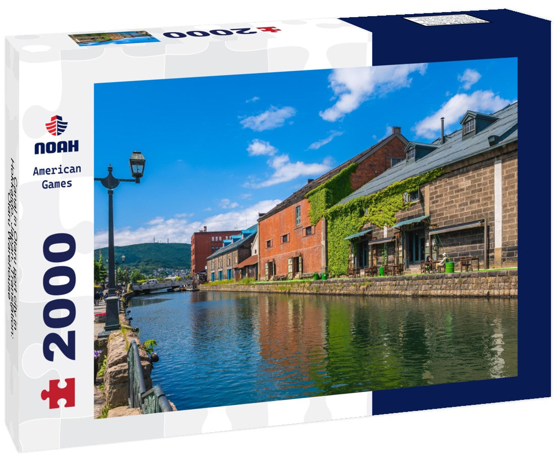 Canal in Otaru port city in Hokkaido, Japan. Translation: “Otaru Warehouse” 2000pc Puzzle