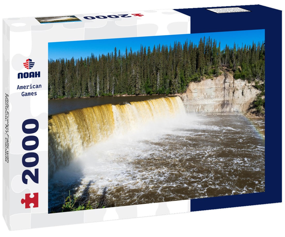 Lady Evelyn Falls with Rainbow, NT, Canada 2000pc Puzzle