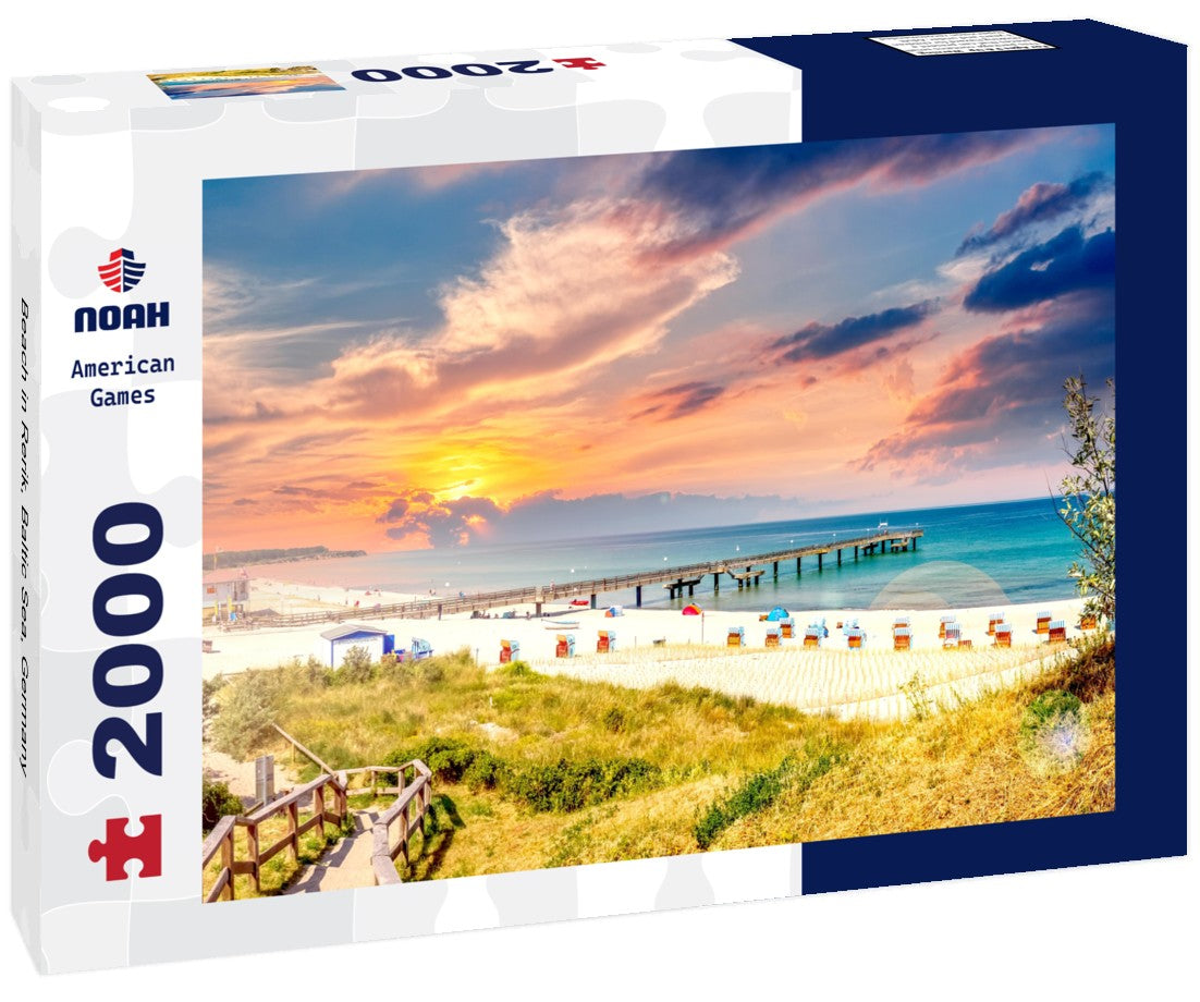 Beach in Rerik, Baltic Sea, Germany 2000pc Puzzle