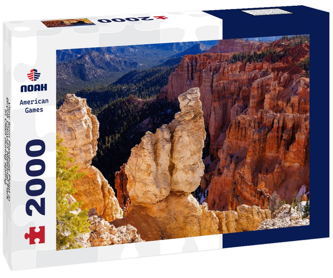 Rainbow Point in Bryce Canyon National Park in Utah during spring 2000pc Puzzle