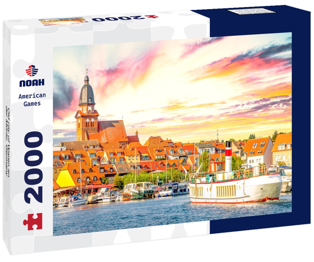 Old city of Waren an der Müritz, Germany 2000pc Puzzle
