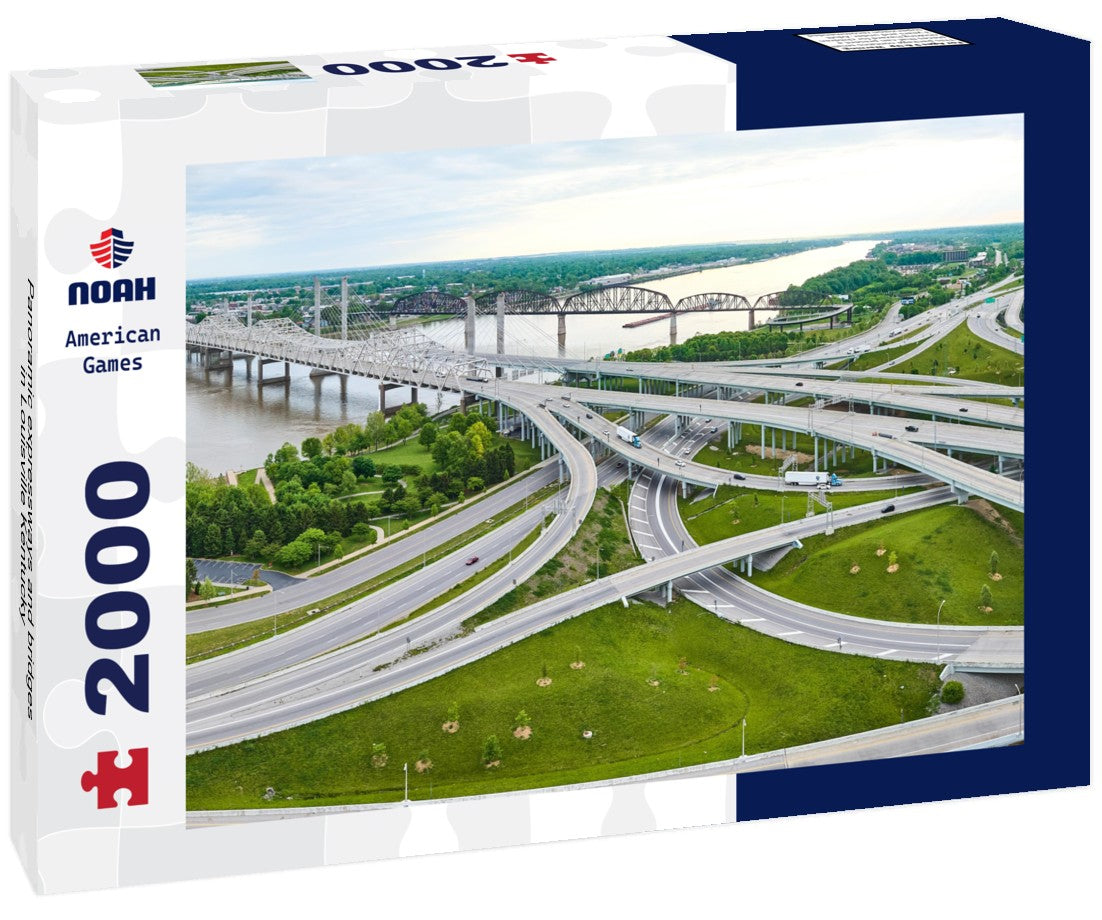 Expressways and bridges in Louisville Kentucky 2000pc Puzzle