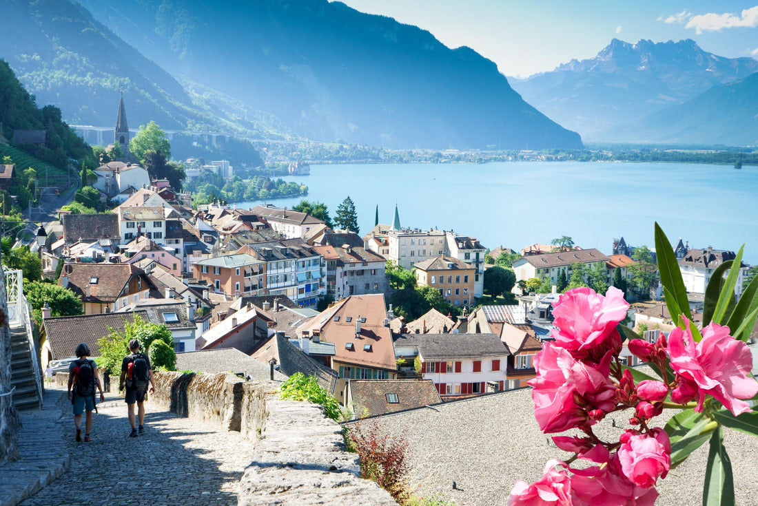 Noah Jigsaw Puzzle View of the old town of Montreux, Switzerland 2000 pieces