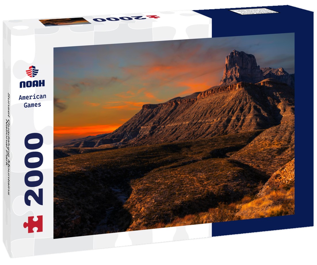 Sunset Guadalupe Mountains National Park 2000pc Puzzle