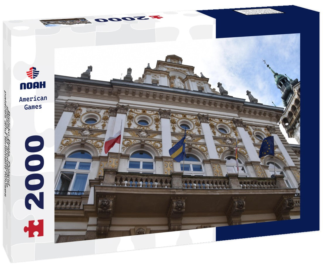 Bielsko-Biala, Poland, Silesia, old architecture, palaces and tenement houses 2000pc Puzzle