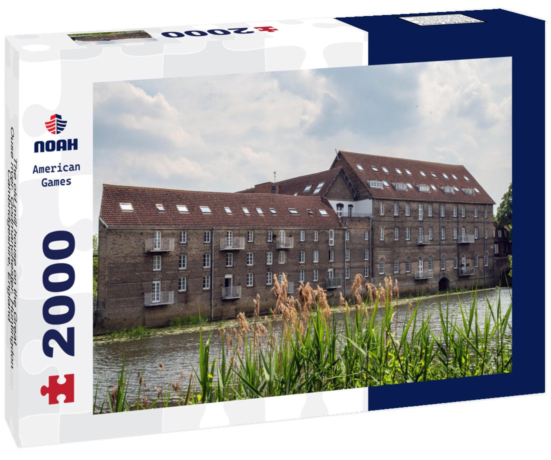 The old mill house on the Great Ouse river, Godmanchester, Huntingdon, Cambridgeshire, England 2000pc Puzzle