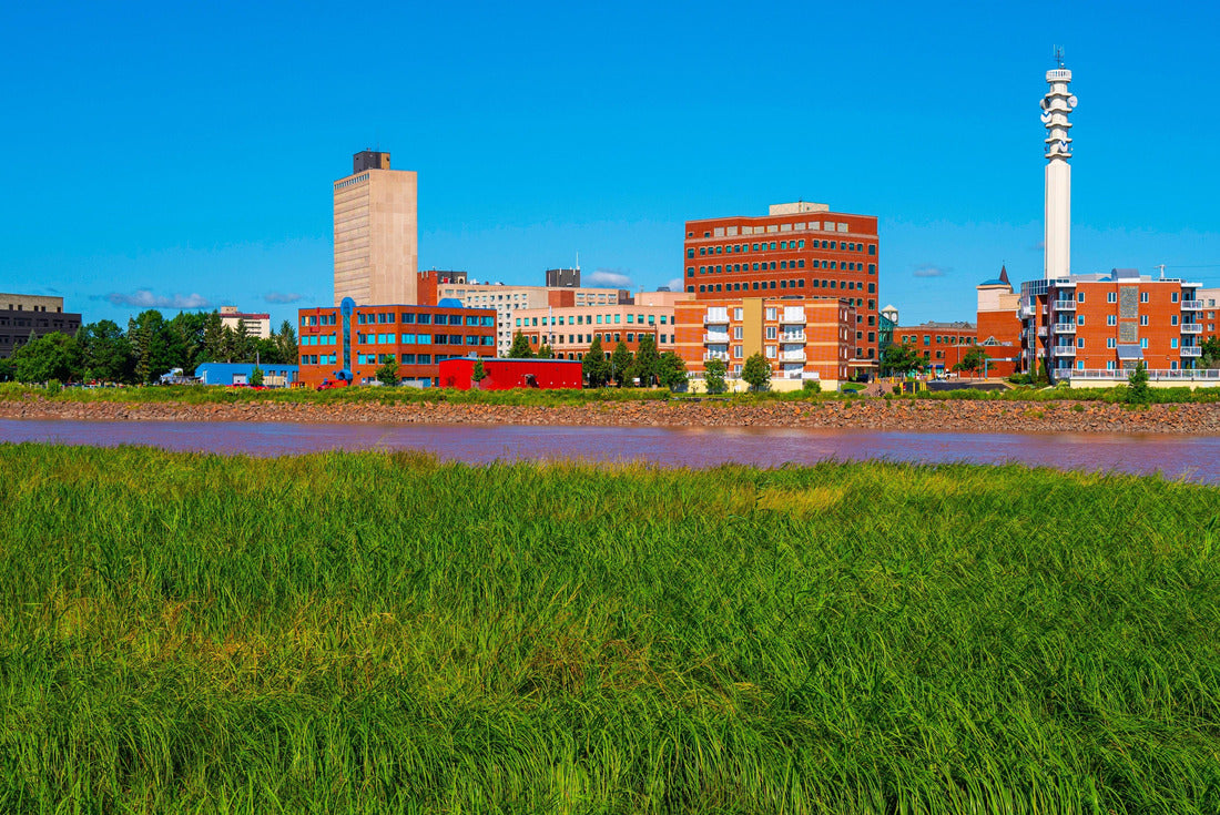 Moncton City and Petitcodiac River Skyline at Hawthorne Park in Riverview, New Brunswick, Canada 2000pc Puzzle