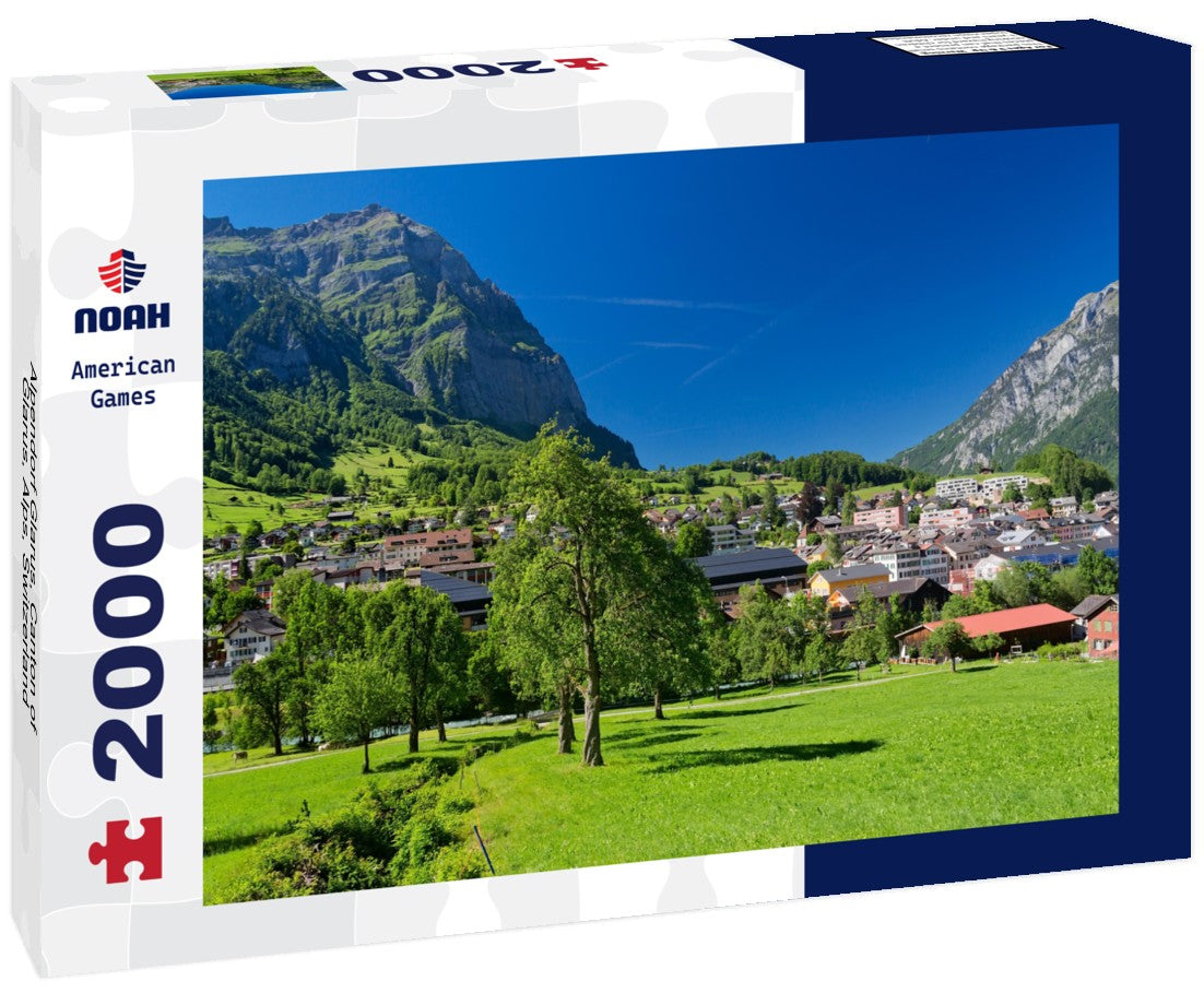 Alpendorf Glarus, Canton of Glarus, Alps, Switzerland 2000pc Puzzle