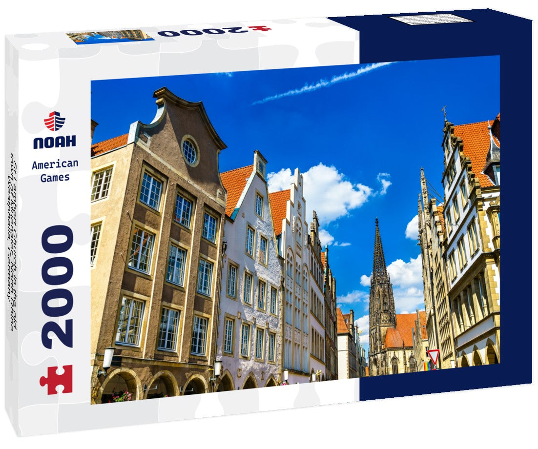 St Lambert Church in the old town of Muenster, North Rhine-Westphalia, Germany 2000pc Puzzle