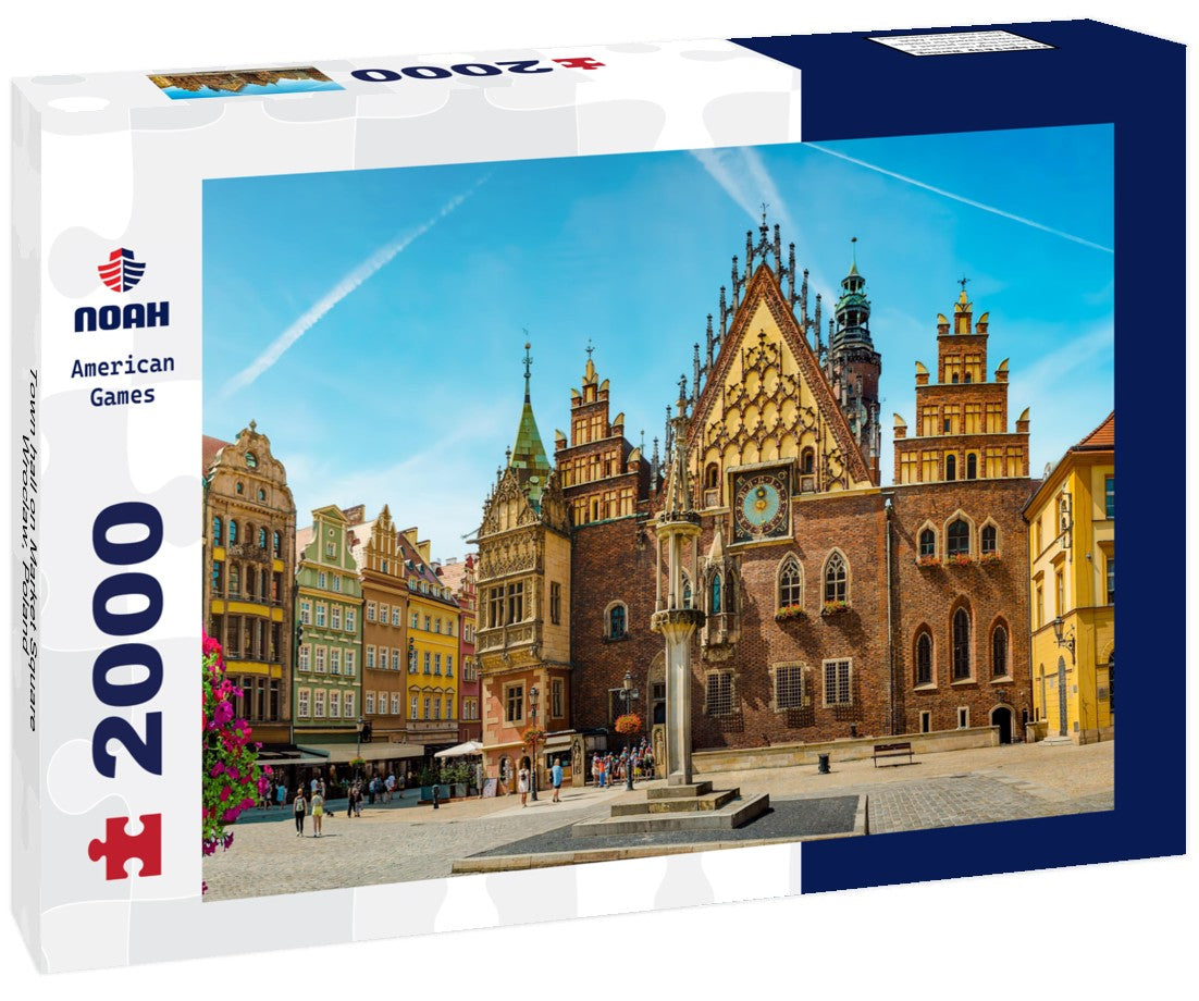 Town hall on Market Square, Wroclaw, Poland 2000pc Puzzle