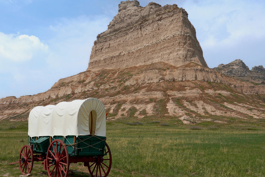 Covered Wagon at Scotts Bluff National Monument in Nebraska 2000pc Puzzle