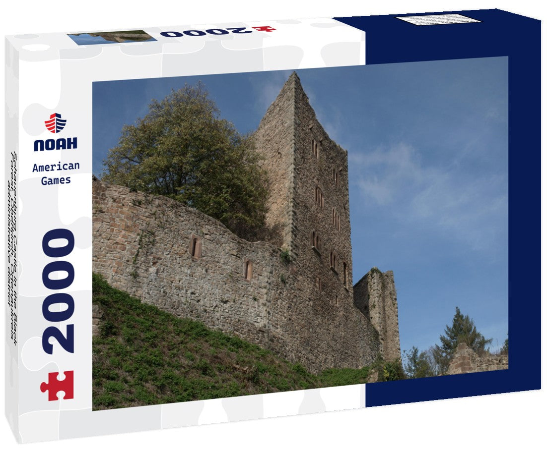 Schauenburg Castle in the Black Forest, Oberkirch, Ortenaukreis, administrative district, Freiburg, Baden-Württemberg 2000pc Puzzle