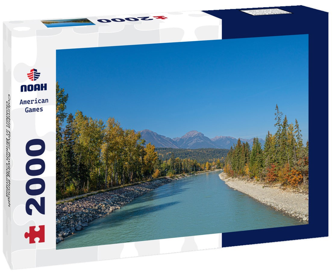 Columbia River flowing through Golden in British Columbia 2000pc Puzzle