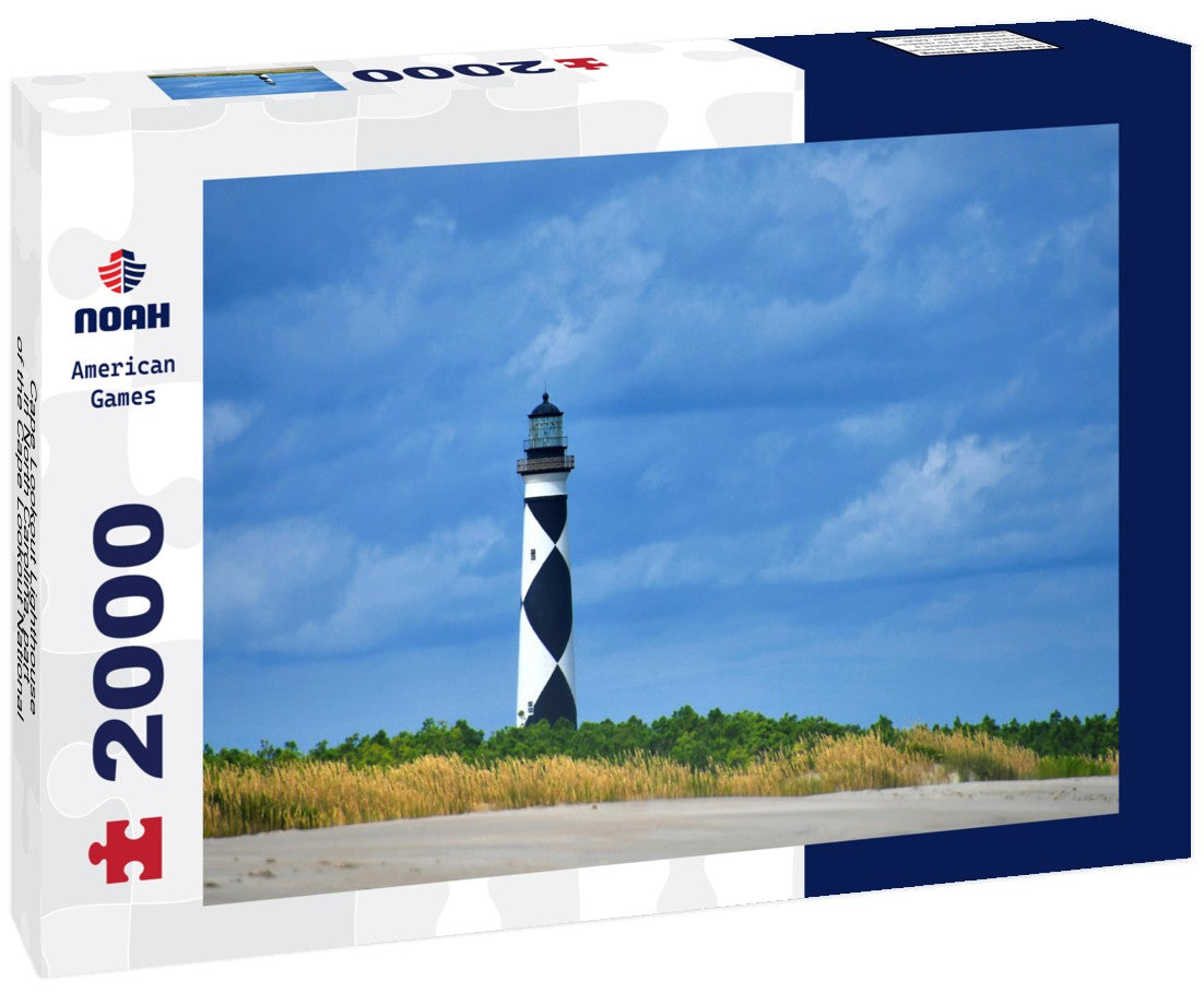 Cape Lookout Lighthouse in North Carolina, part of the Cape Lookout National Seashore Park 2000pc Puzzle