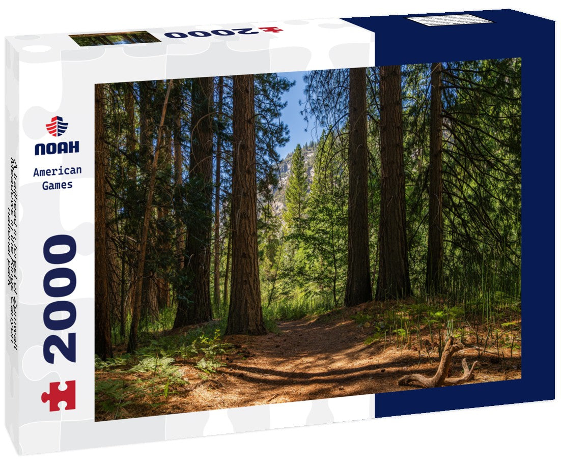 A trailhead in forest of Zumwalt Meadows in the Kings Canyon national park 2000pc Puzzle