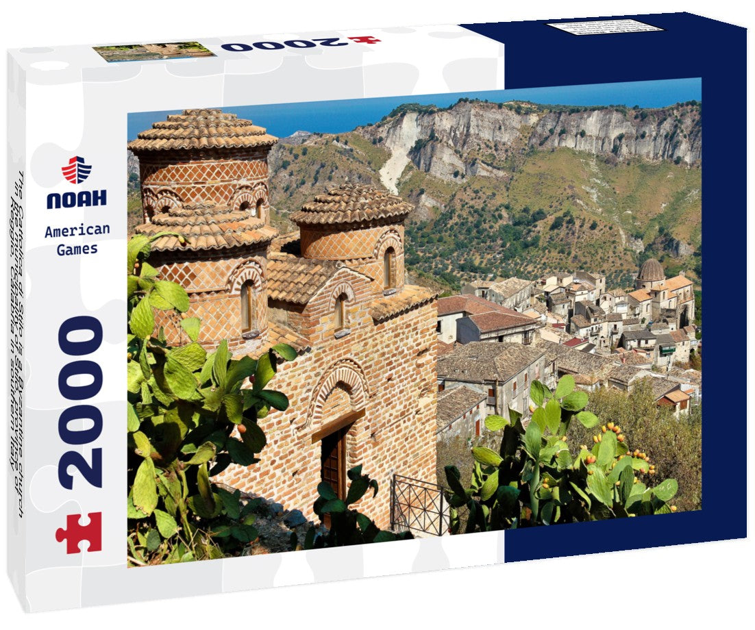 The Cattolica di Stilo is a Byzantine church in the municipality of Stilo, province of Reggio, Calabria in southern Italy 2000pc Puzzle