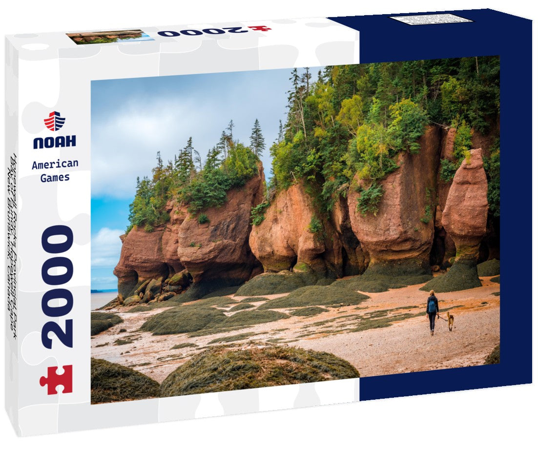 Hopewell Rocks Provincial Park, Bay of Fundy, Hopewell Cape, New Brunswick, Canada 2000pc Puzzle