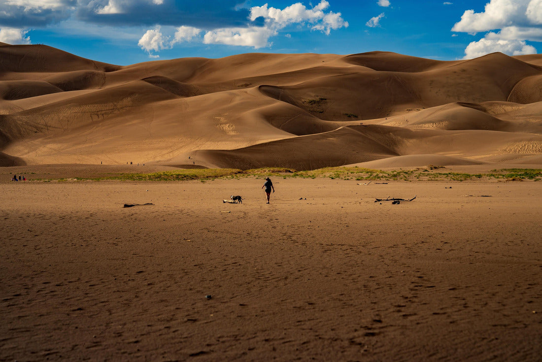 The Great Sand Dunes NP in Colorado is a hidden gem with vast dunes against a beautiful sky. It offers a surreal experience for hikers and sandboarders. It's a must-visit for nature lovers 2000pc Puzzle