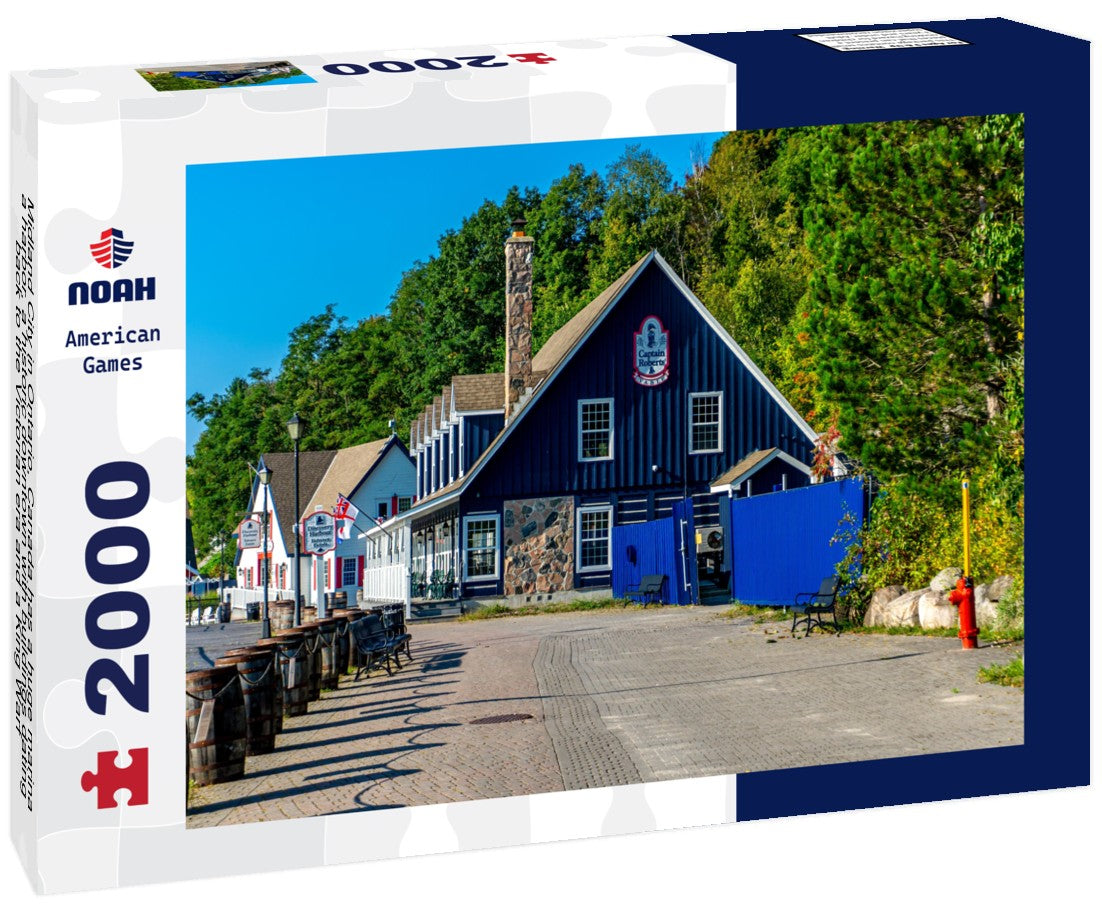 Midland City in Ontario, Canada has a huge marina, a harbor, a historic downtown with buildings dating back to the Victorian era and a King Warf 2000pc Puzzle