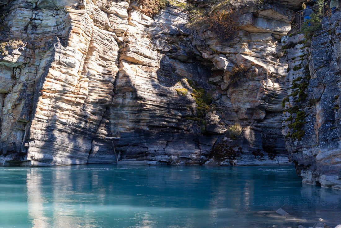 Noah Jigsaw Puzzle Athabasca Falls, Rocky Mountains, Alberta, Canada, Autumn, emerald green lake 2000 pieces