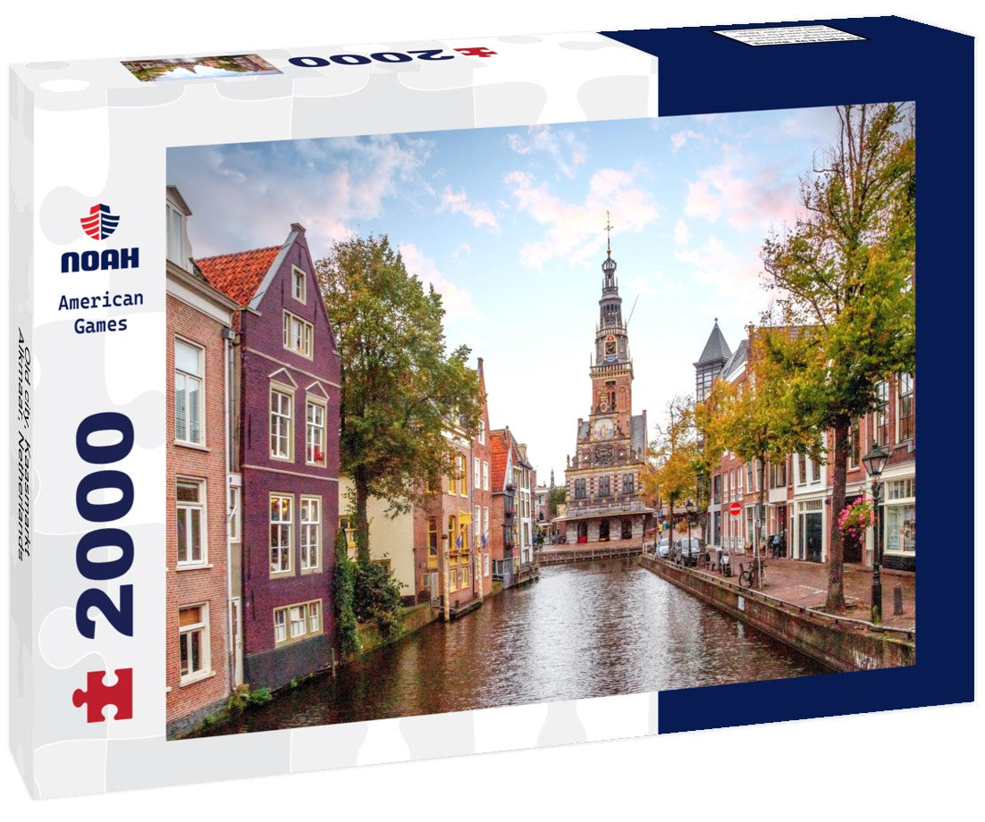 Old city, Kaasmarkt, Alkmaar, Netherlands 2000pc Puzzle
