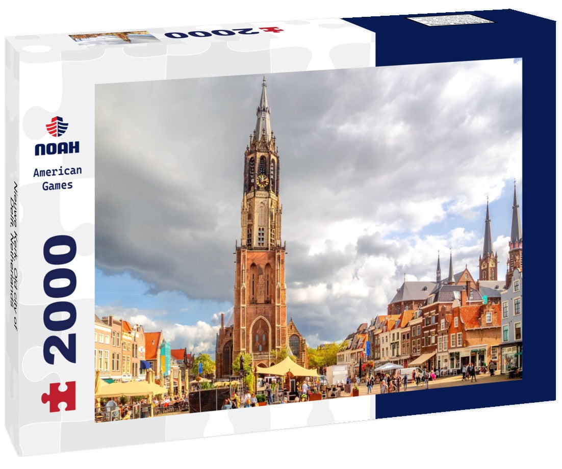 Nieuwe Kerk, Old city of Delft, Netherlands 2000pc Puzzle