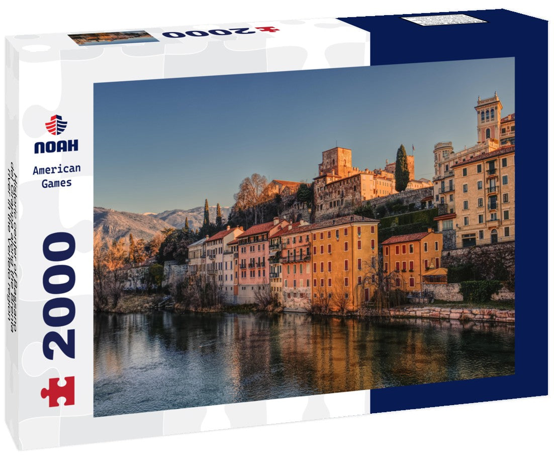 Historic center of Bassano del Grappa along the Brenta river in the Veneto region, Italy 2000pc Puzzle
