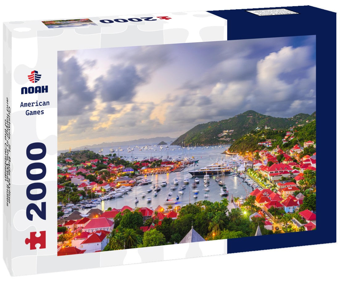 Gustavia, St. Barts skyline and harbor in the West Indies of the Caribbean 2000pc Puzzle