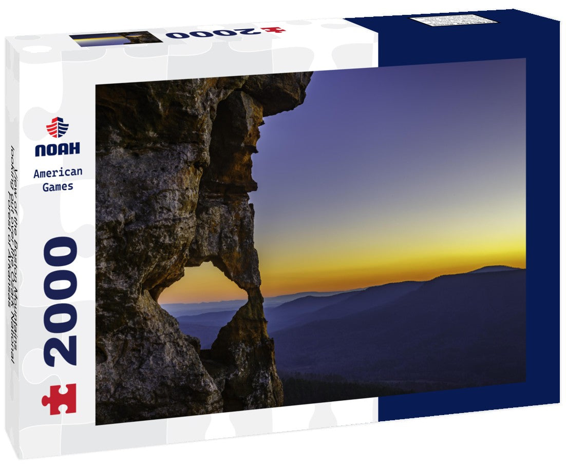 the Boston Mountains, looking out over the Ozark National Forest of Arkansas 2000pc Puzzle