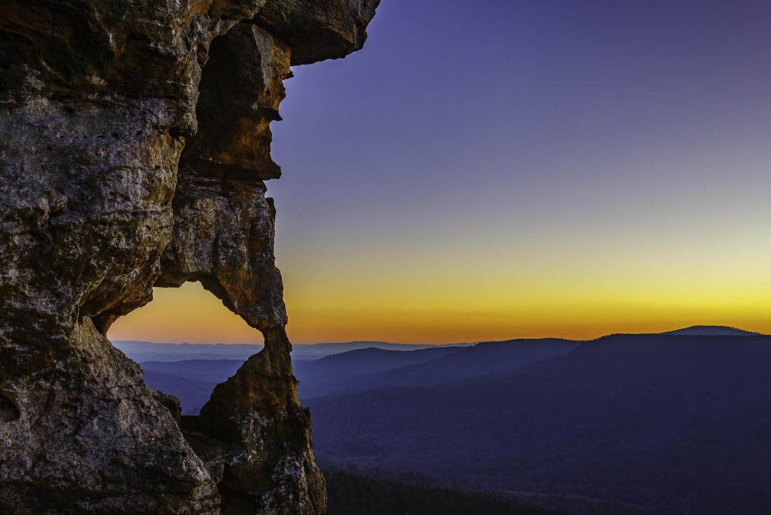the Boston Mountains, looking out over the Ozark National Forest of Arkansas 2000pc Puzzle
