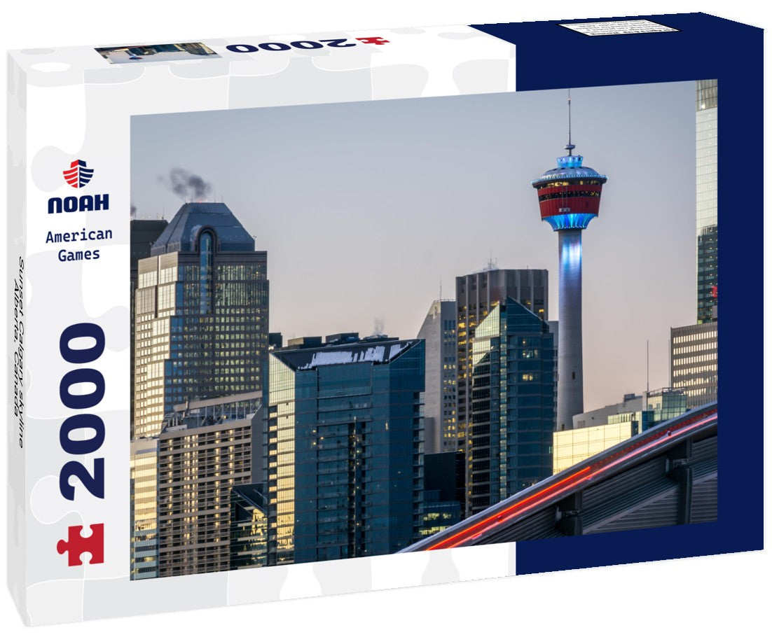 Sunset Calgary skyline, Alberta, Canada 2000pc Puzzle