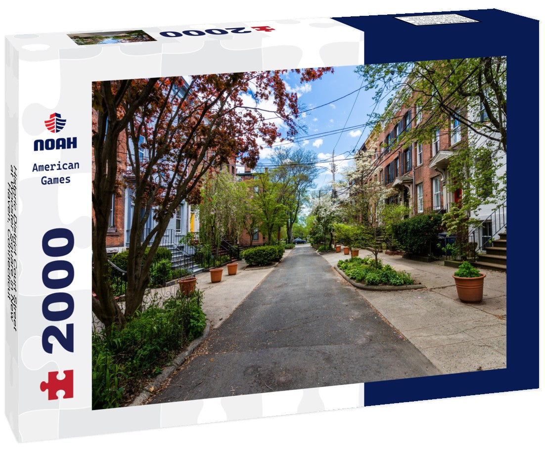 Historic District Court Street at Wooster Square in New Haven, Connecticut 2000pc Puzzle