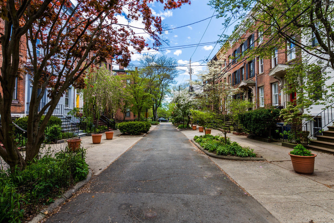 Historic District Court Street at Wooster Square in New Haven, Connecticut 2000pc Puzzle