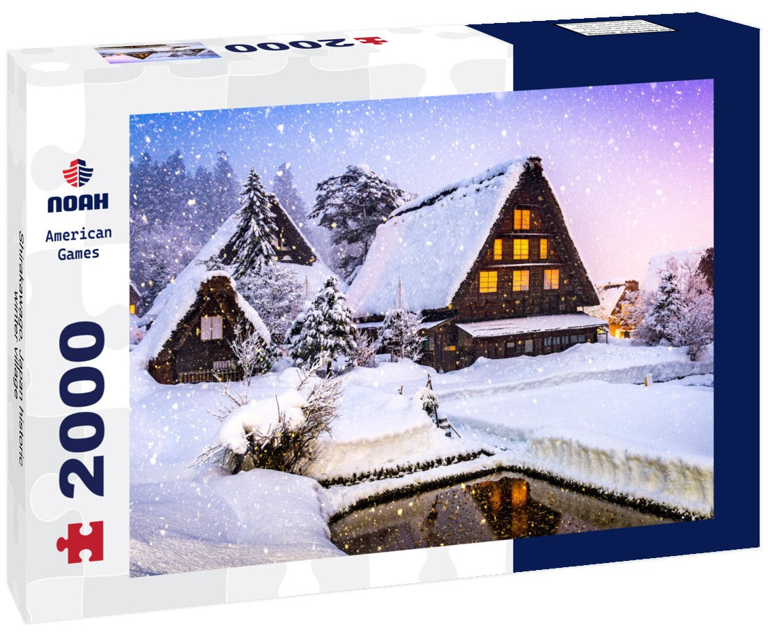 Shirakawago, Japan historic winter village 2000pc Puzzle