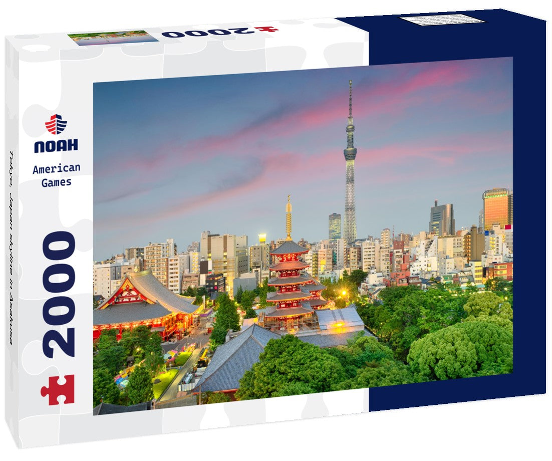 Tokyo, Japan skyline in Asakusa 2000pc Puzzle