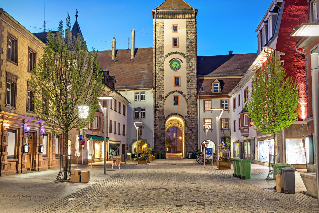 Upper Gate or Obertor in the evening in Villingen-Schwenningen, Baden-Württemberg, Germany 2000pc Puzzle