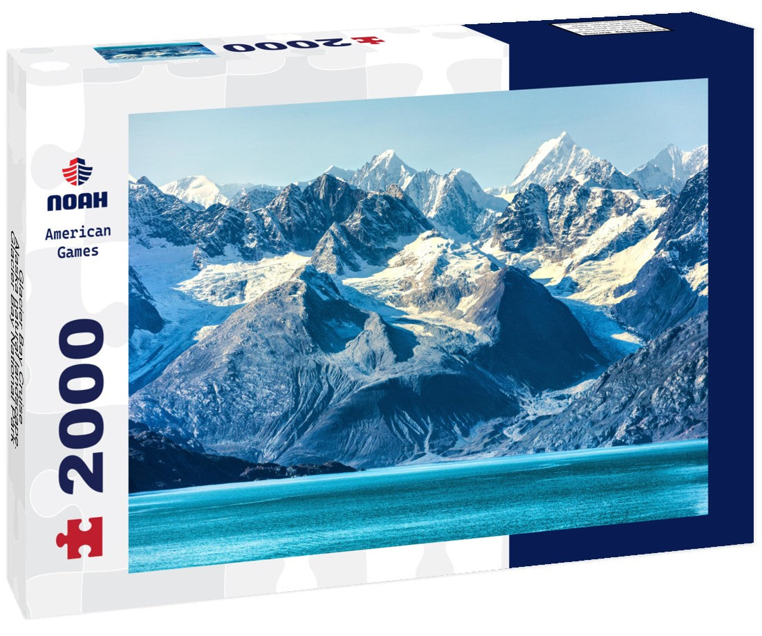 Glacier Bay Cruise - Alaska natural landscape. Glacier Bay National Park in Alaska, USA 2000pc Puzzle