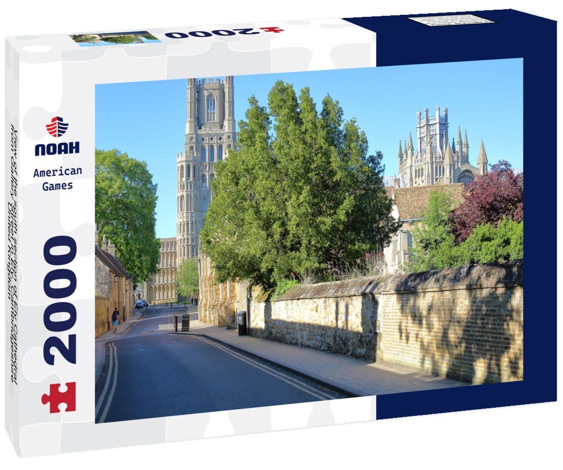 the south section of Ely Cathedral from Gallery Street in Ely, Cambridgeshire, United Kingdom 2000pc Puzzle