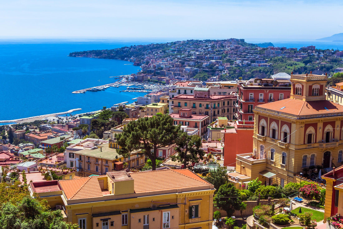 Aerial view from the hill above Naples, Italy. View of the old city of Naples from Castel Sant'Elmo. Sunny spring day 2000pc Puzzle