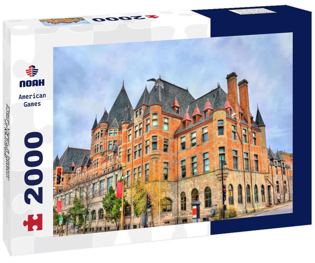 Place Viger, a historic hotel and train station in Montreal - Quebec, Canada 2000pc Puzzle