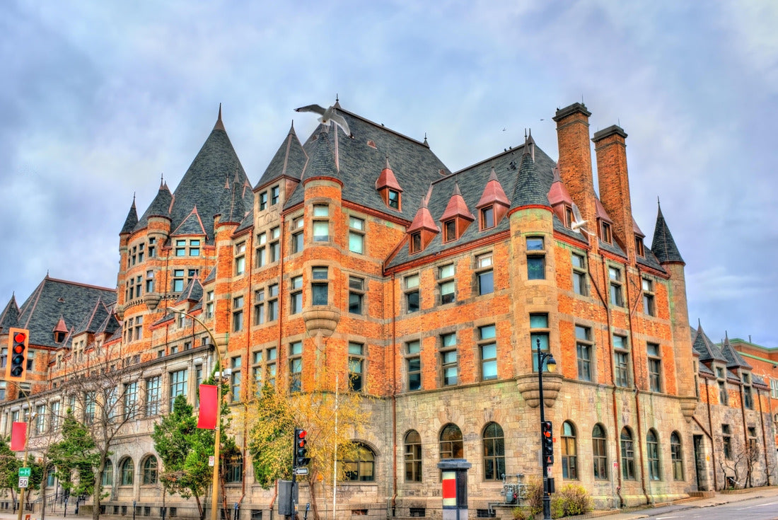 Place Viger, a historic hotel and train station in Montreal - Quebec, Canada 2000pc Puzzle