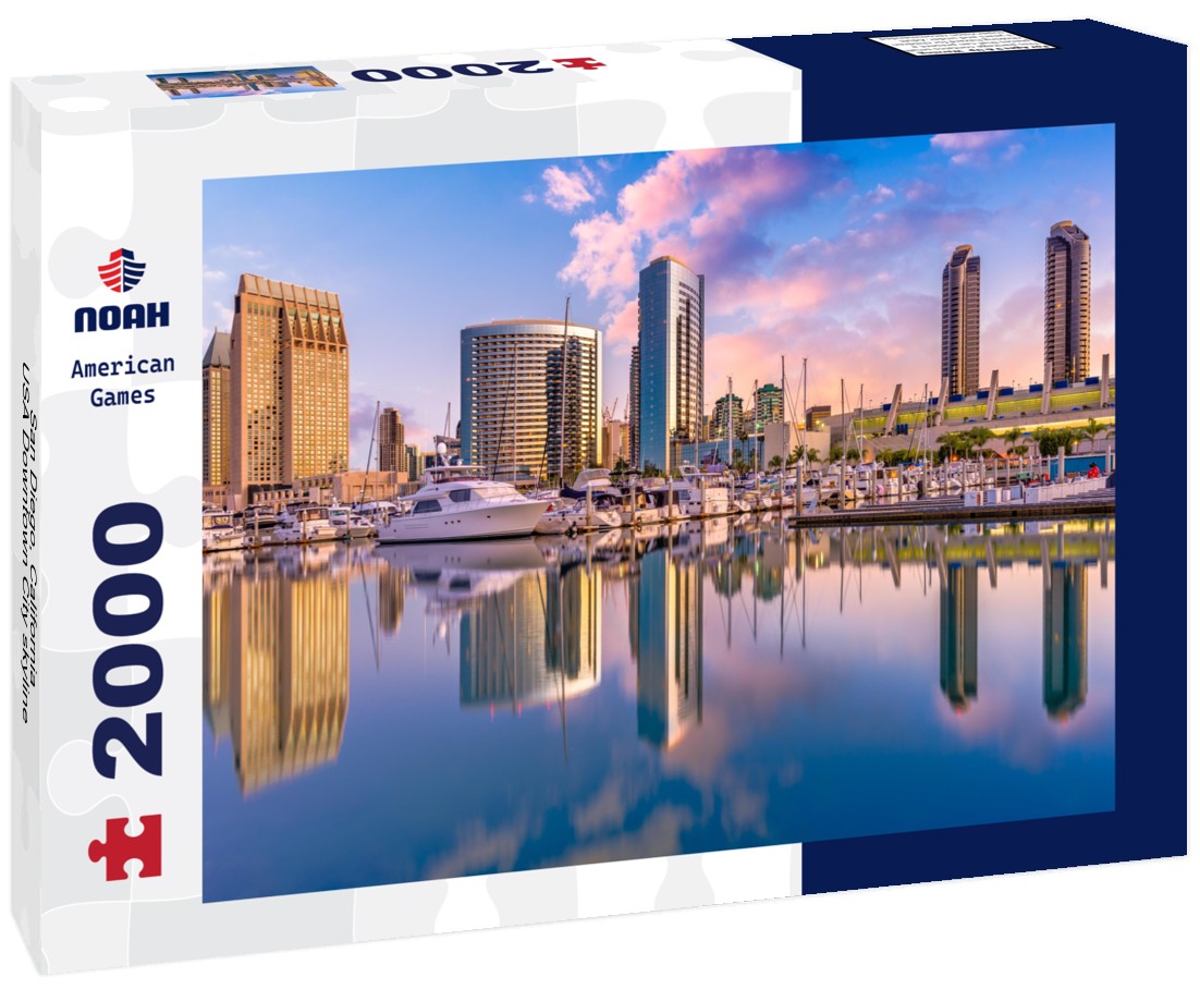 San Diego, California, USA Downtown City skyline 2000pc Puzzle