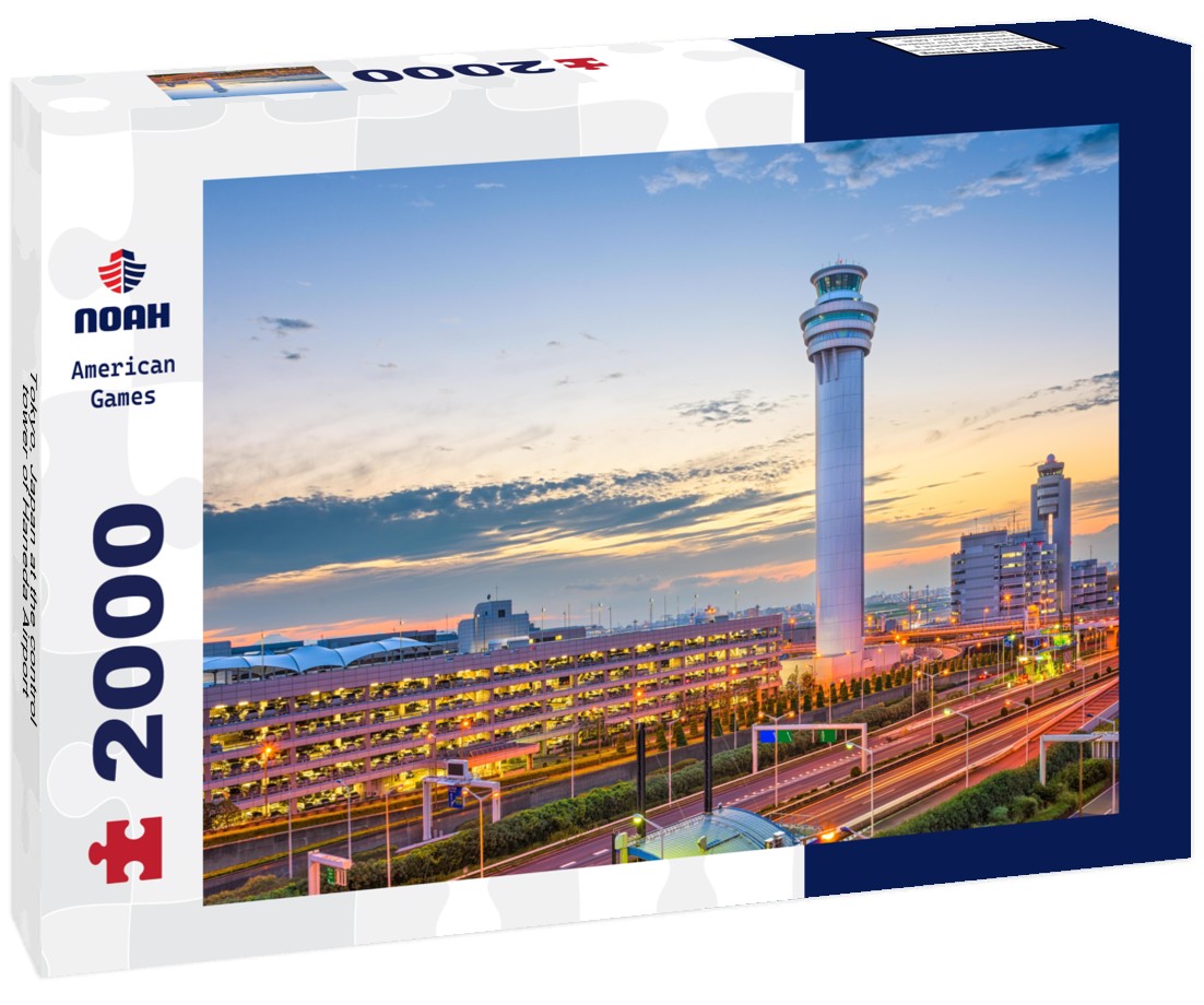 Tokyo, Japan at the control tower of Haneda Airport 2000pc Puzzle