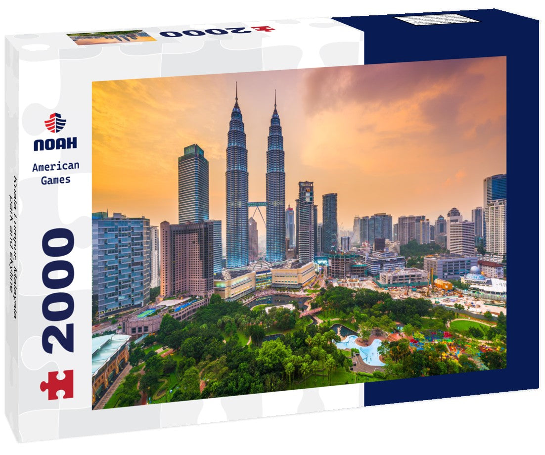 Kuala Lumpur, Malaysia park and skyline 2000pc Puzzle