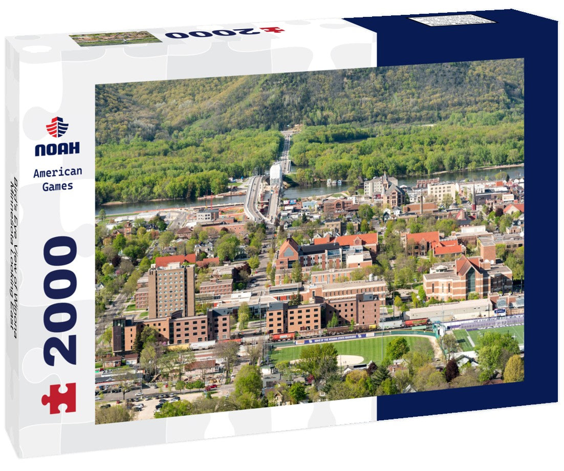 Bird's Eye View of Winona, Minnesota Looking East 2000pc Puzzle