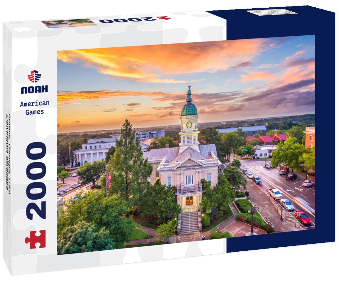 Athens, Georgia, USA Downtown cityscape 2000pc Puzzle